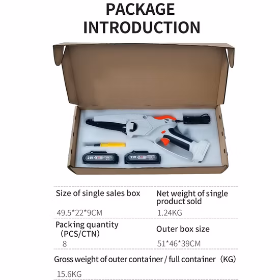 Nuevo Modelo de afilador de motosierra de madera inalámbrico portátil de 6 pulgadas y 21V,