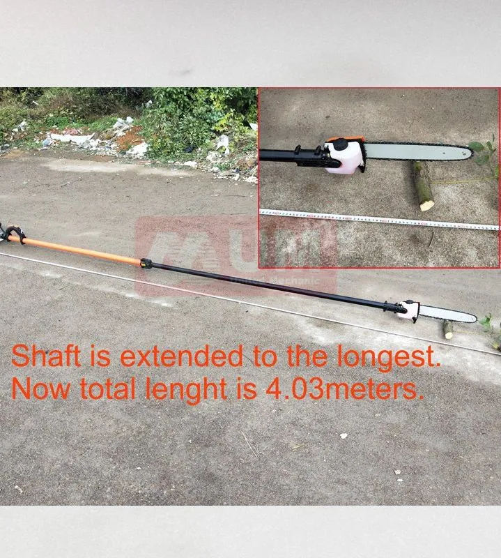 Fabricante de fábrica de China OEM Fabricación profesional de gasolina Motosierra de gasolina Corte de madera Motosierra inalámbrica Herramienta de jardín Sierra de cadena Gran cilindrada Precio de 58 cc